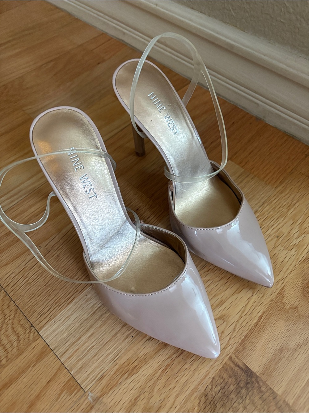 Nine West nude heels